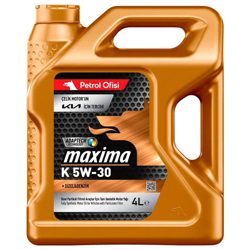 Petrol Ofisi Maxima K 5W-30 4 Litre Motor Yağı
