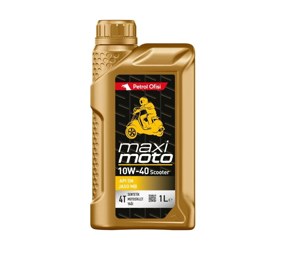 Petrol Ofisi Maximoto 10W-40 Scooter 1 L Motorsiklet Yağı