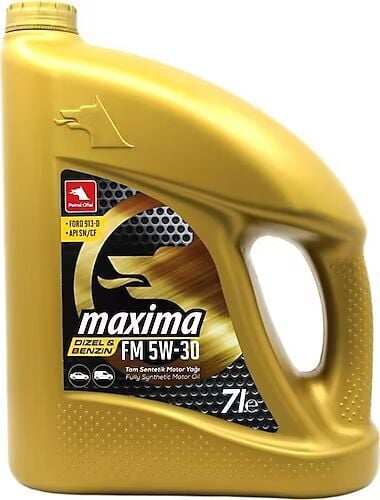 Petrol Ofisi Maxima FM 5W-30 7 LT Motor Yağı
