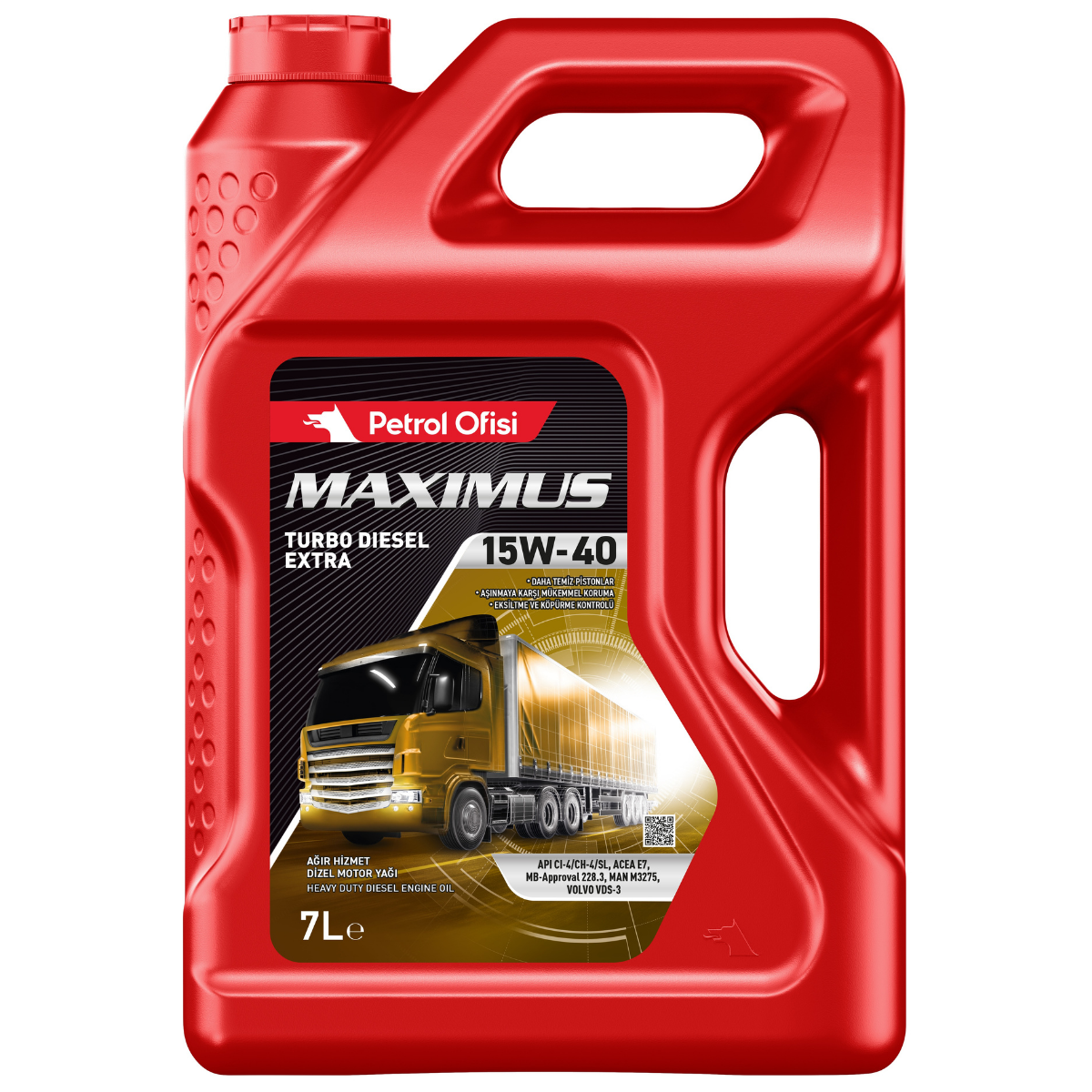 Maximus Turbo Diesel Extra 15W-40 7 LT Motor Yağı