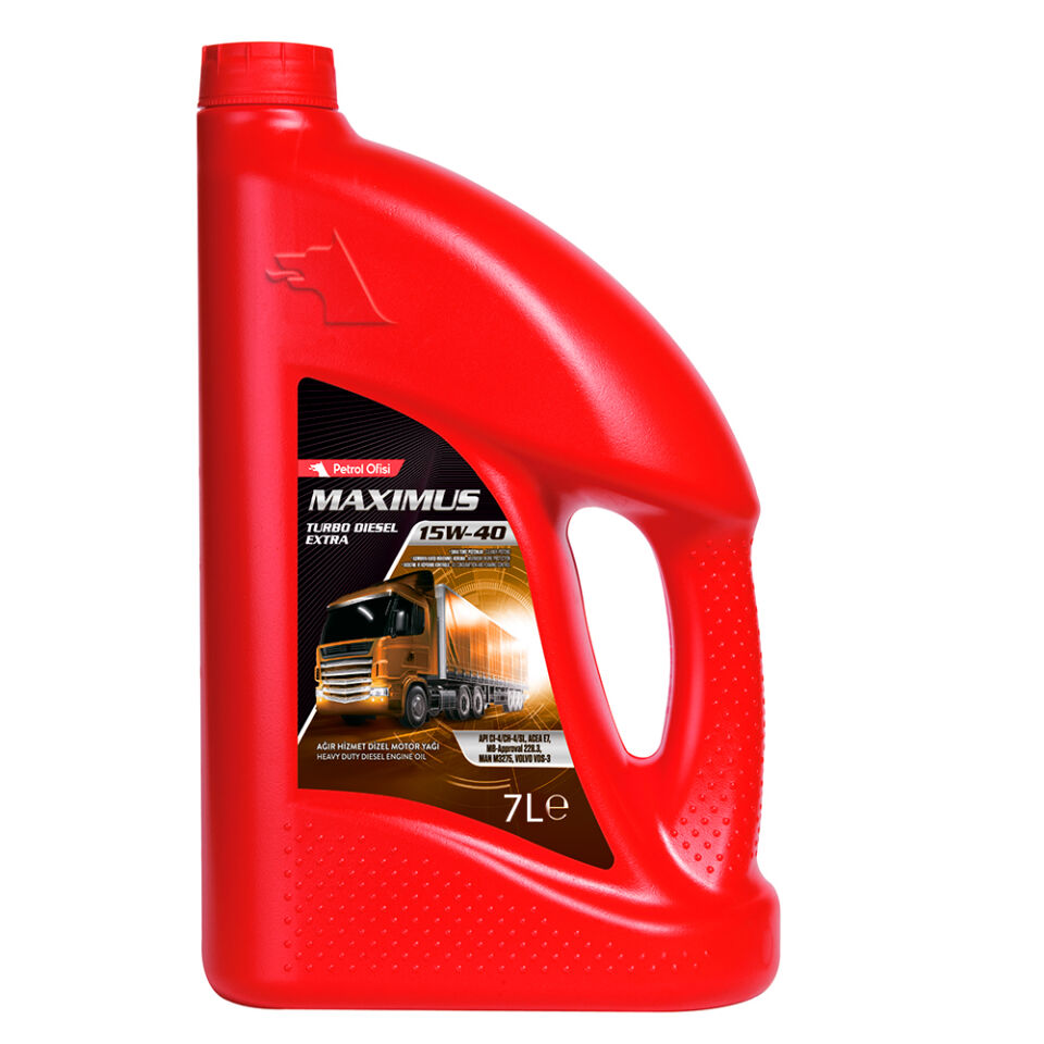 Petrol Ofisi Maximus Turbo Diesel Extra 15W-40 7 LT Motor Yağı