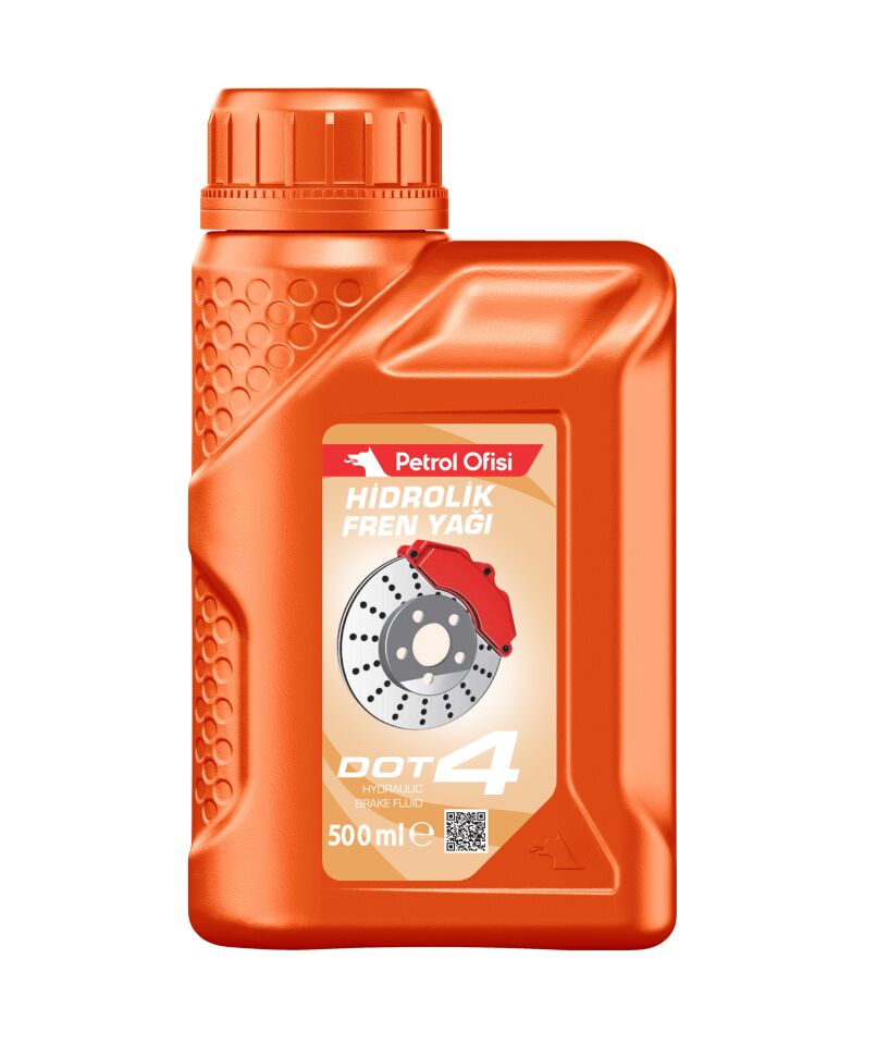Petrol Ofisi Hidrolik Fren Yağı Dot 4 0.5 LT