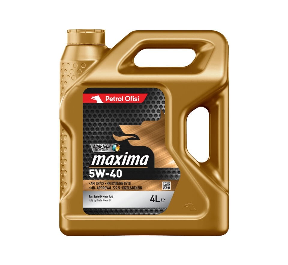 Petrol Ofisi Maxima 5W-40 4 Litre Motor Yağı